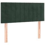 Tête de lit Vert foncé 80x5x78/88 cm Velours