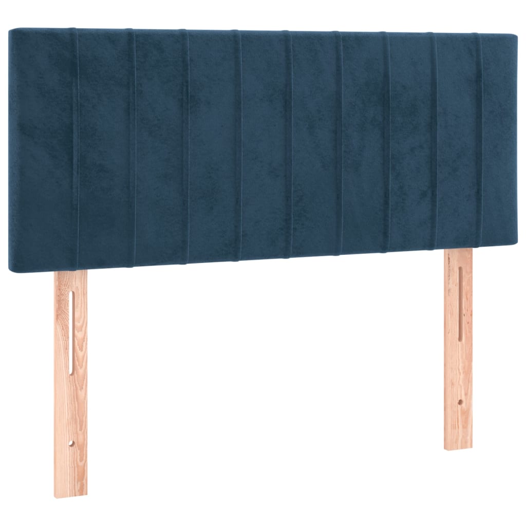 Tête de lit Bleu foncé 80x5x78/88 cm Velours