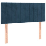 Tête de lit Bleu foncé 80x5x78/88 cm Velours