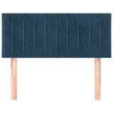 Tête de lit Bleu foncé 80x5x78/88 cm Velours