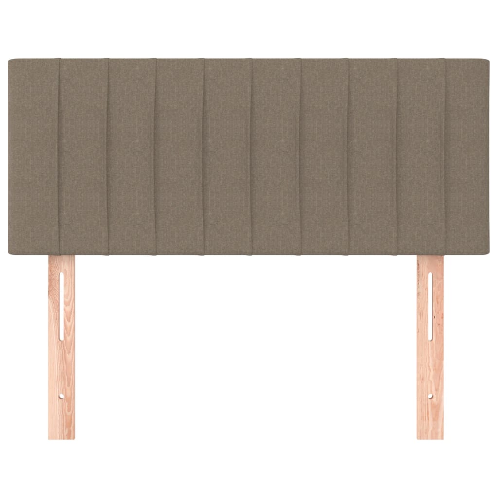 Tête de lit Taupe 100x5x78/88 cm Tissu