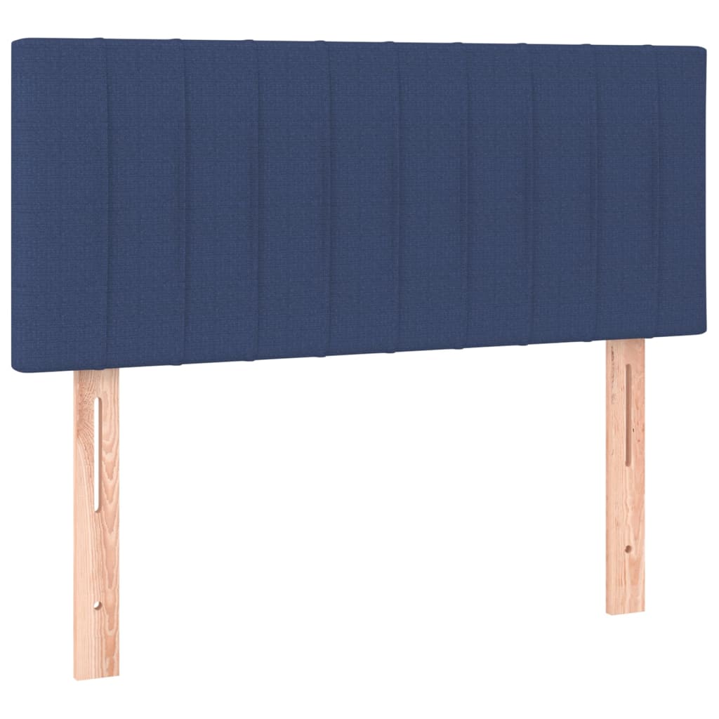 Tête de lit Bleu 100x5x78/88 cm Tissu