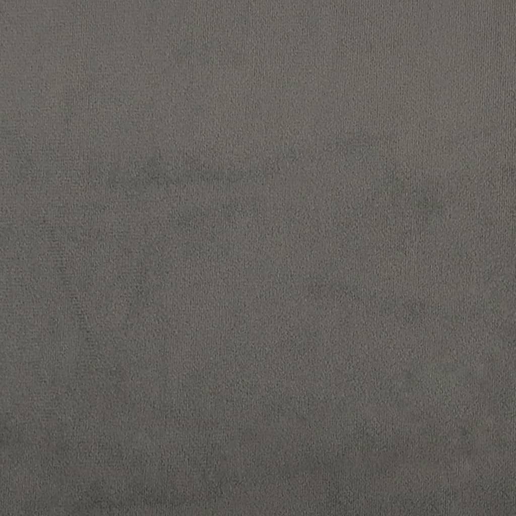 Têtes de lit 2 pcs Gris foncé 72x7x78/88 cm Tissu