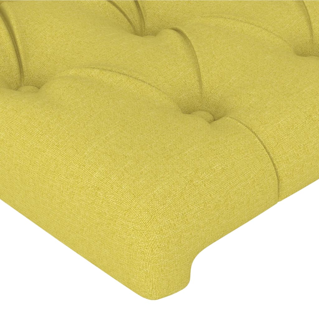 Têtes de lit 2 pcs Vert 72x7x78/88 cm Tissu