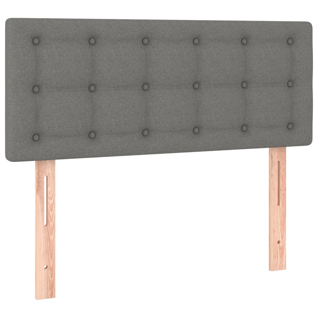 Tête de lit Gris foncé 80x5x78/88 cm Tissu