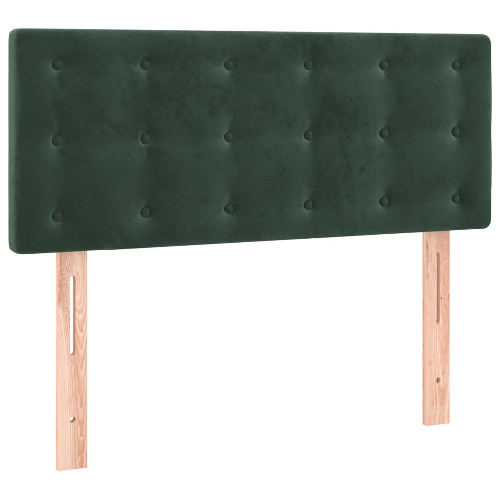 Tête de lit Vert foncé 80x5x78/88 cm Velours