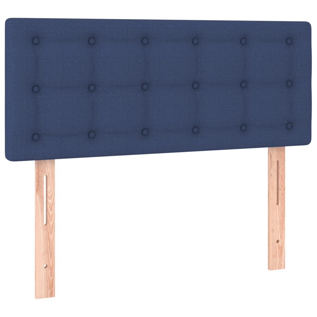 Tête de lit Bleu 90x5x78/88 cm Tissu