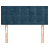 Tête de lit Bleu foncé 90x5x78/88 cm Velours