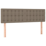 Têtes de lit 2 pcs Taupe 72x5x78/88 cm Tissu