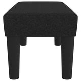 Banc Noir 70x30x30 cm Tissu