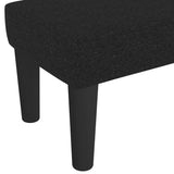 Banc Noir 70x30x30 cm Tissu