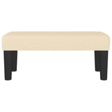 Banc Crème 70x30x30 cm Tissu