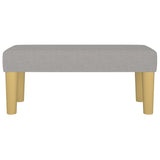 Banc Gris clair 70x30x30 cm Tissu