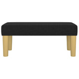 Banc Noir 70x30x30 cm Tissu