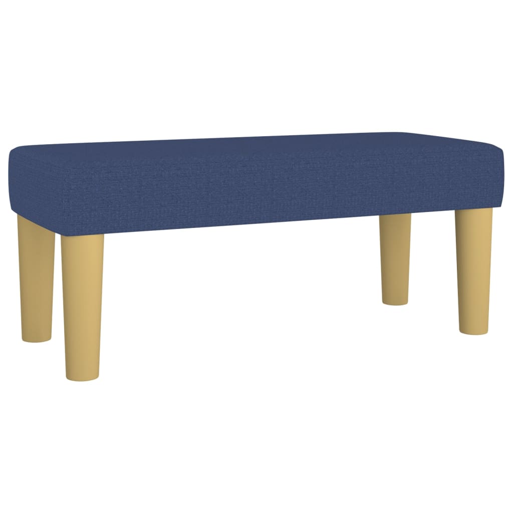 Banc Bleu 70x30x30 cm Tissu