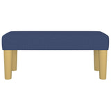 Banc Bleu 70x30x30 cm Tissu