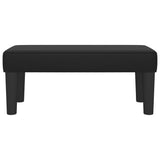 Banc Noir 70x30x30 cm Similicuir