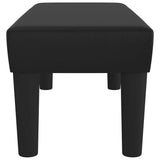 Banc Noir 70x30x30 cm Similicuir