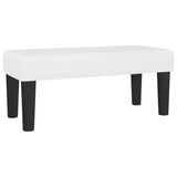 Banc Blanc 70x30x30 cm Similicuir