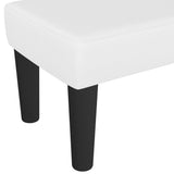 Banc Blanc 70x30x30 cm Similicuir