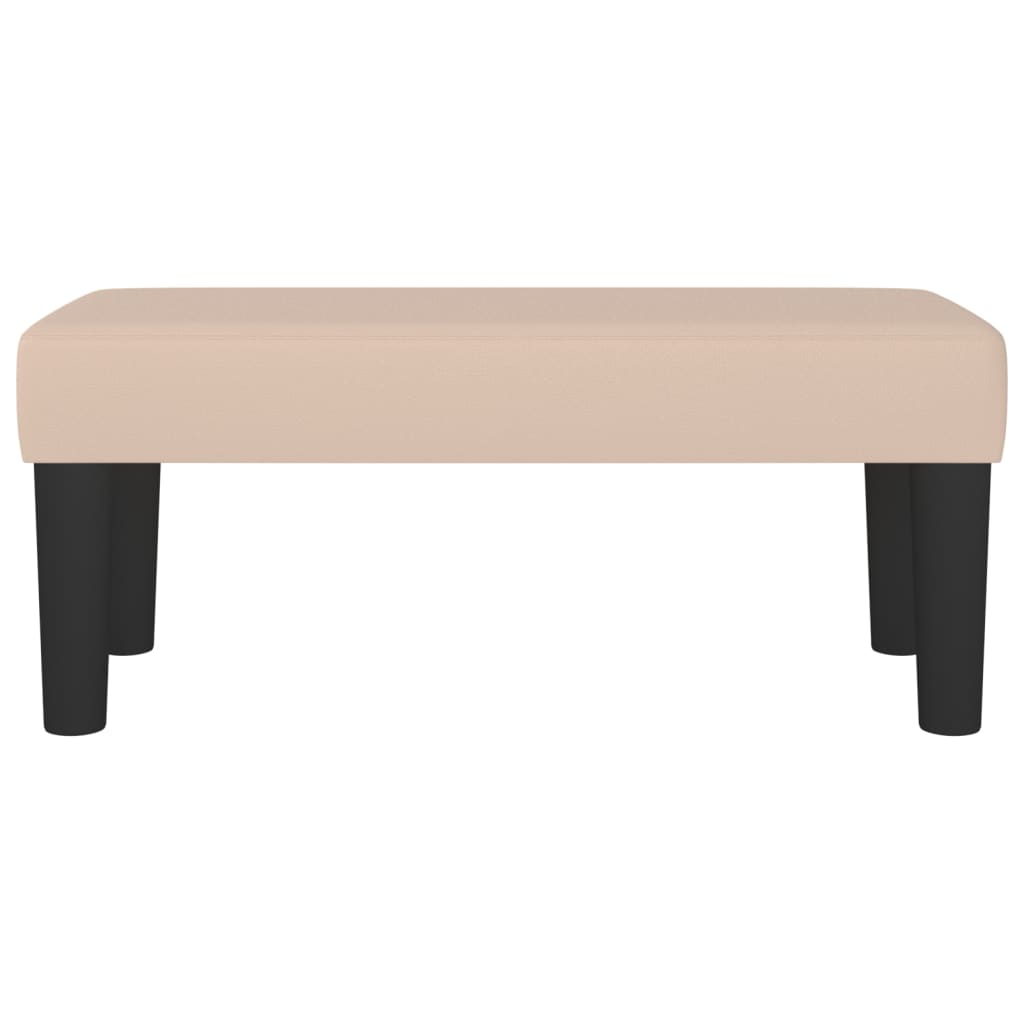 Banc Cappuccino 70x30x30 cm Similicuir