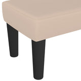 Banc Cappuccino 70x30x30 cm Similicuir