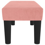 Banc Rose 70x30x30 cm Velours