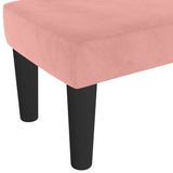 Banc Rose 70x30x30 cm Velours