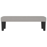 Banc Gris clair 100x30x30 cm Tissu