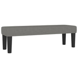 Banc Gris foncé 100x30x30 cm Tissu