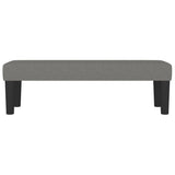 Banc Gris foncé 100x30x30 cm Tissu