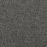 Banc Gris foncé 100x30x30 cm Tissu