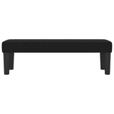 Banc Noir 100x30x30 cm Tissu