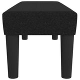 Banc Noir 100x30x30 cm Tissu