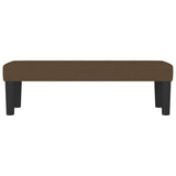 Banc Marron foncé 100x30x30 cm Tissu