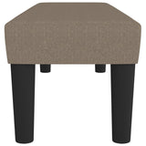 Banc Taupe 100x30x30 cm Tissu