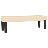 Banc Crème 100x30x30 cm Tissu