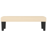 Banc Crème 100x30x30 cm Tissu