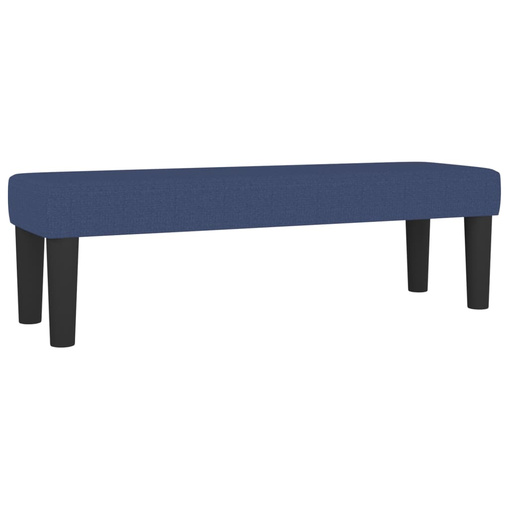 Banc Bleu 100x30x30 cm Tissu