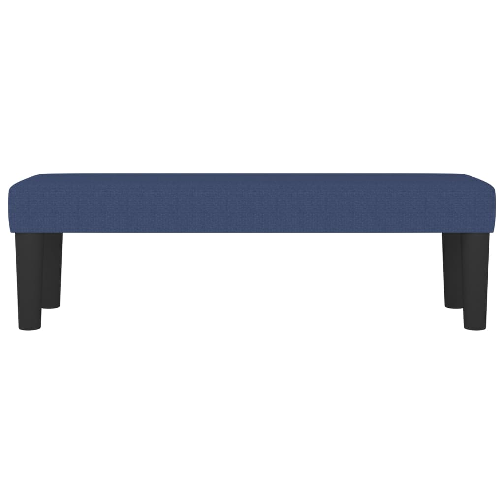 Banc Bleu 100x30x30 cm Tissu