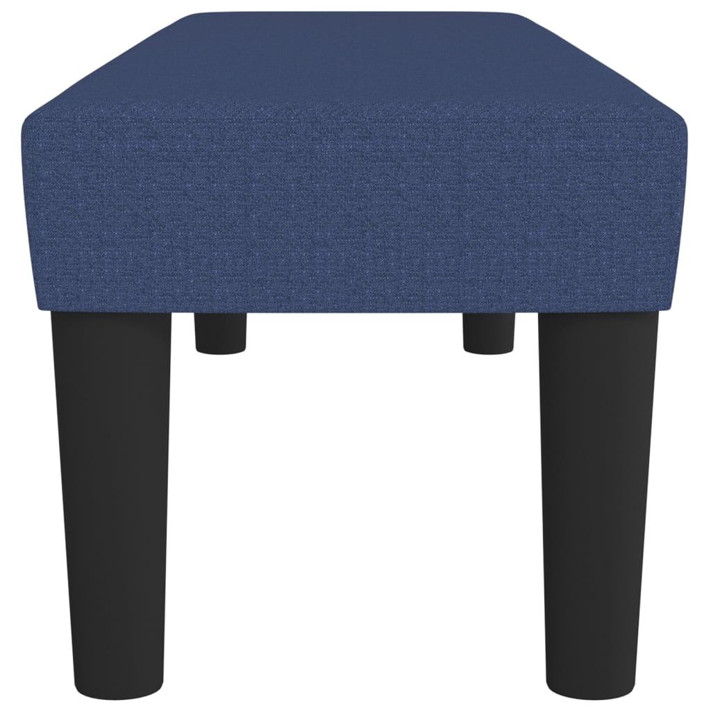 Banc Bleu 100x30x30 cm Tissu