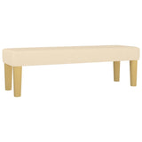 Banc Crème 100x30x30 cm Tissu