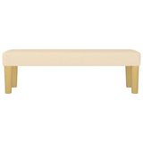 Banc Crème 100x30x30 cm Tissu