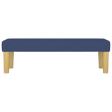 Banc Bleu 100x30x30 cm Tissu