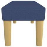 Banc Bleu 100x30x30 cm Tissu