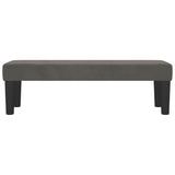 Banc Gris foncé 100x30x30 cm Velours