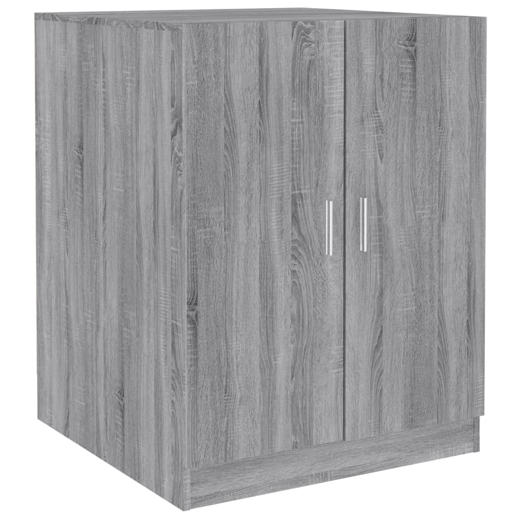 Armoire pour machine à laver Sonoma gris Bois d'ingénierie