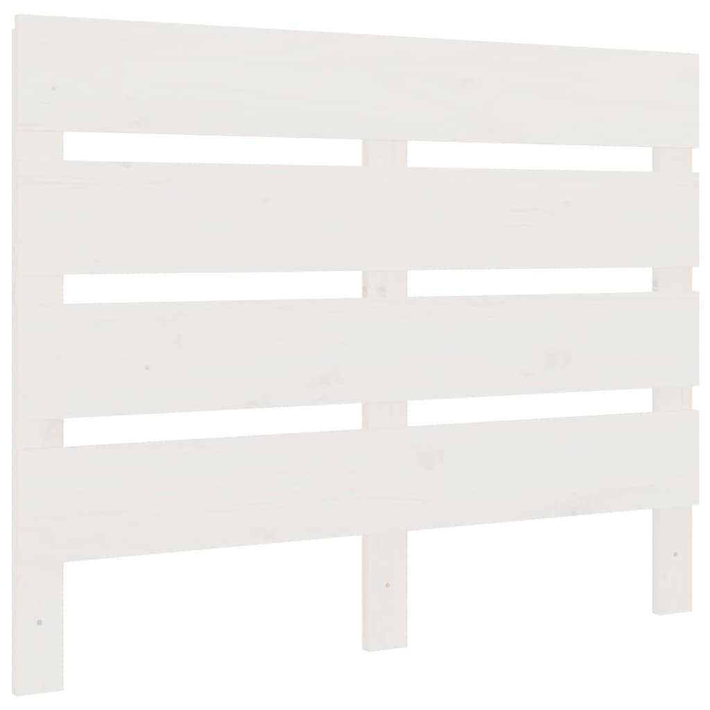 Cadre de lit sans matelas blanc 100x200 cm bois de pin massif