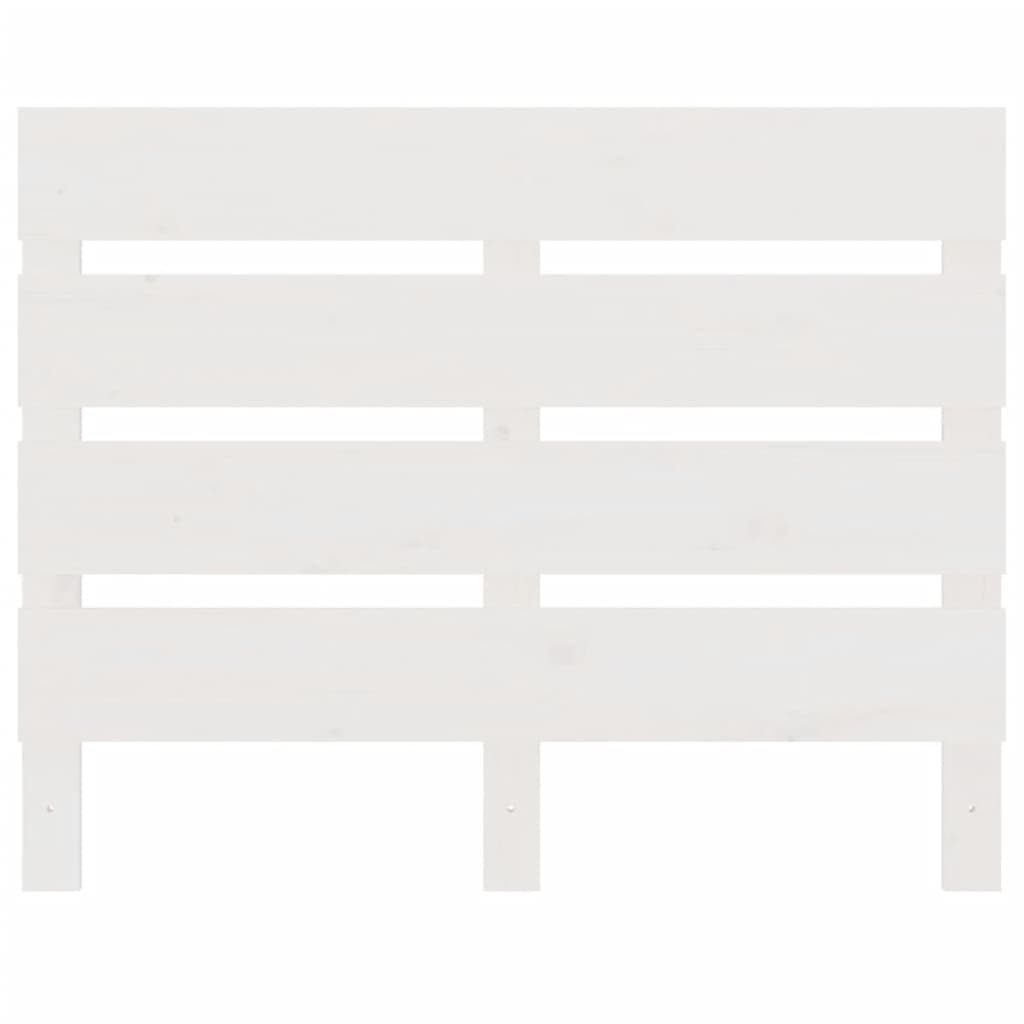 Cadre de lit sans matelas blanc 100x200 cm bois de pin massif