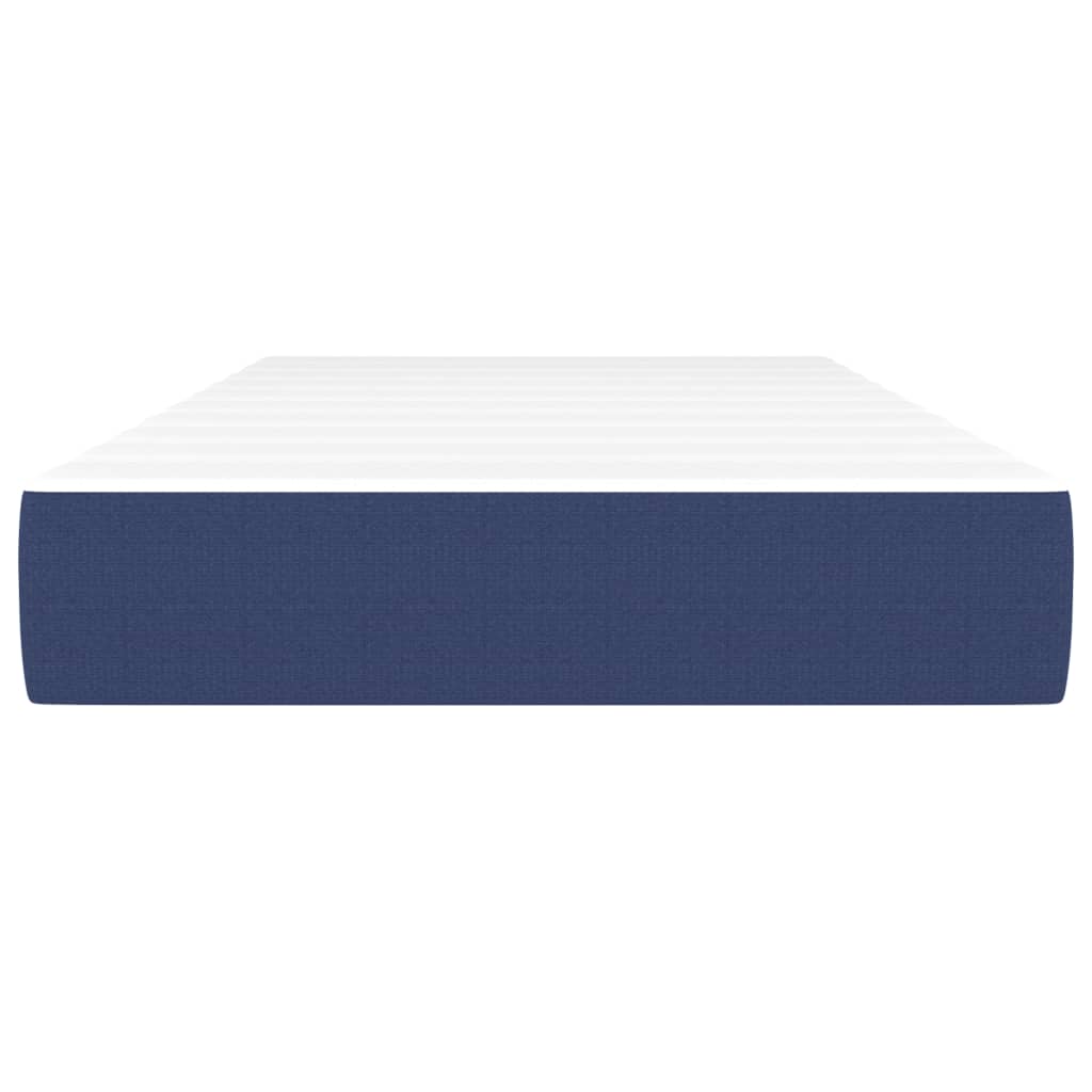 Matelas de lit à ressorts ensachés Bleu 80x200x20 cm Tissu